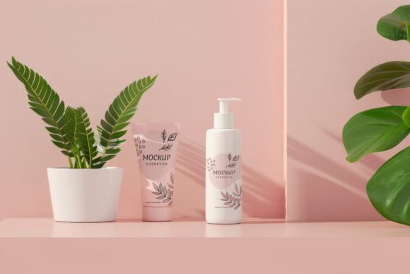 Download Mockup Cosmetics, Product Packaging - Packaging Collection